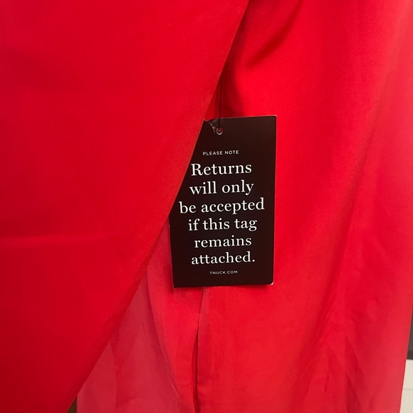 NWT Tuckernuck Daphne Bow Back Dress Poppy - Picture 5 of 6